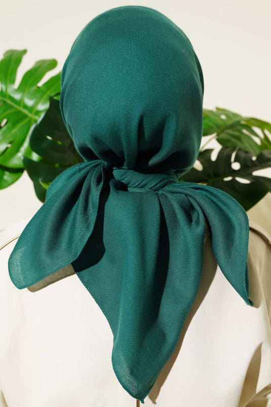 Basic Plain Winter Scarf Emerald