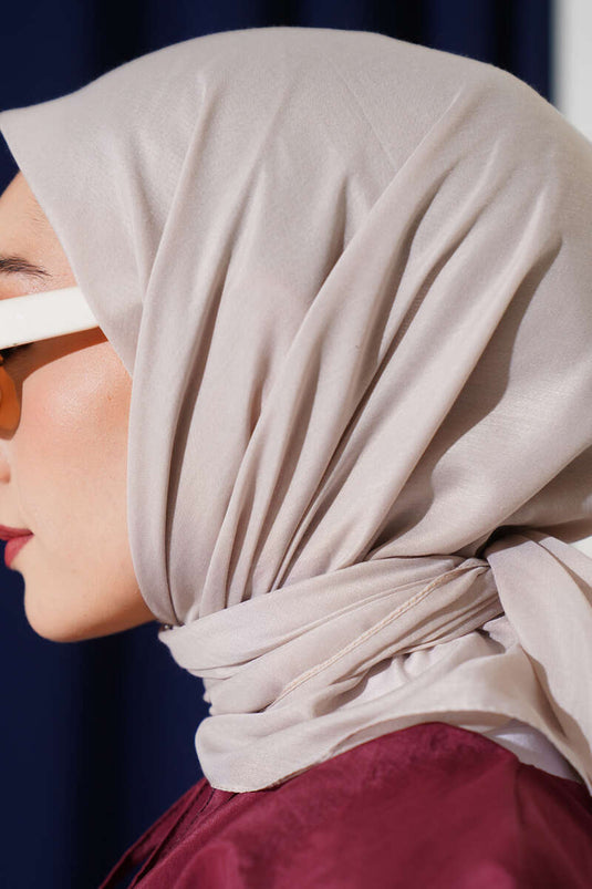 Basic Scarf Beige -67