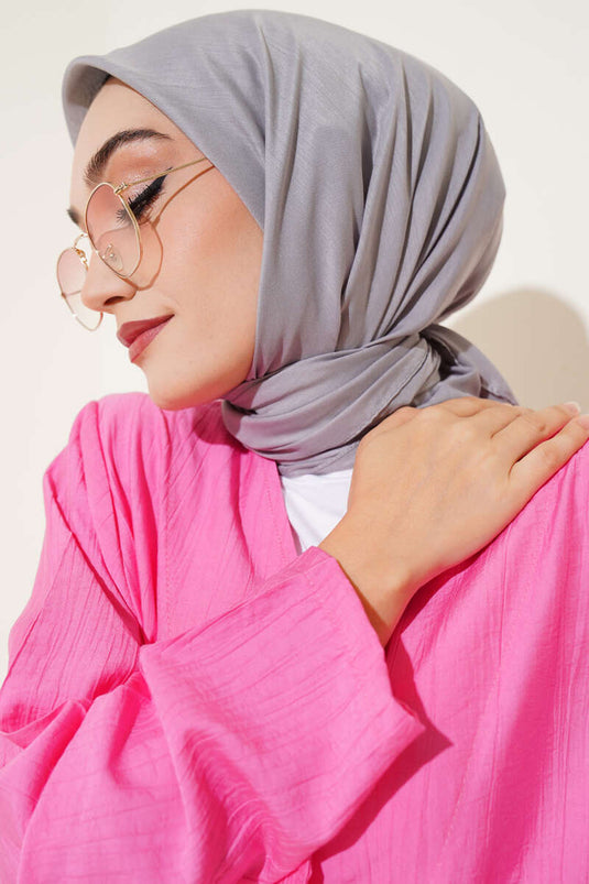 Basic Scarf Grey -06