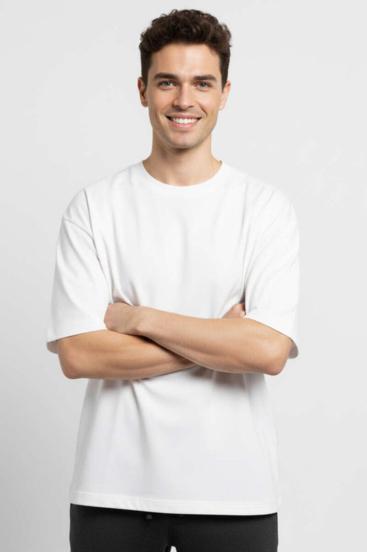 Basic Oversize Men's T-shirt White