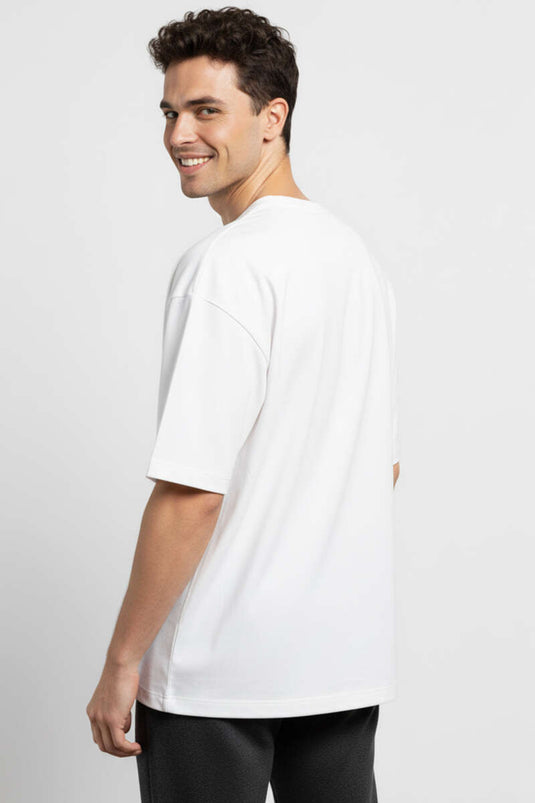 Basic Oversize Men's T-shirt White