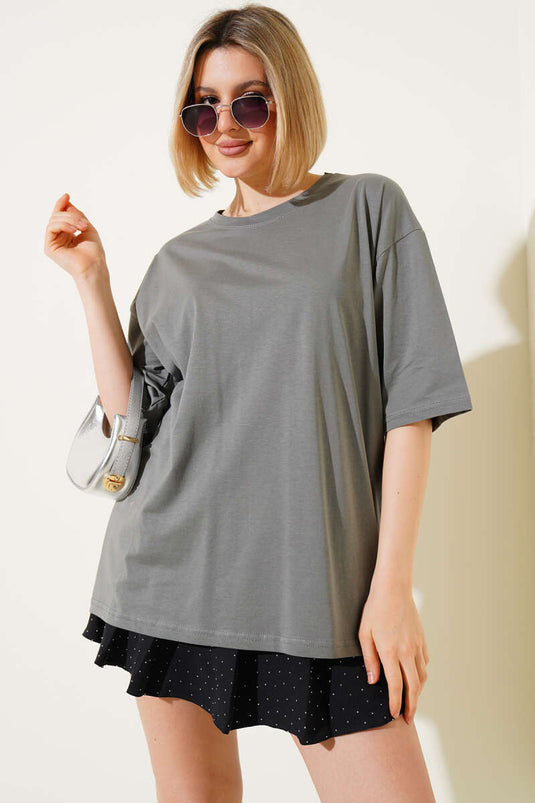 Basic Oversize T-Shirt Oil