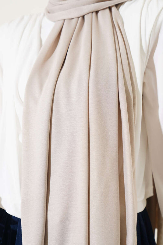 Basic Jersey Shawl Stone