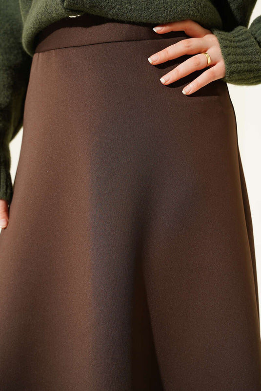 Jupe de Plongée Basique Café Brun