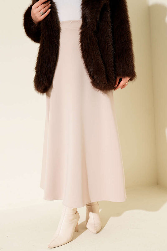 Gonna da sub basica, beige