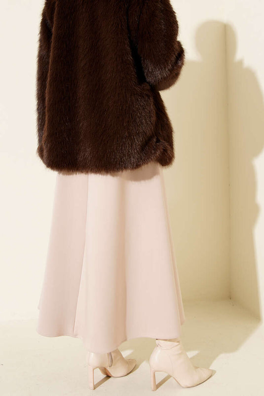 Gonna da sub basica, beige