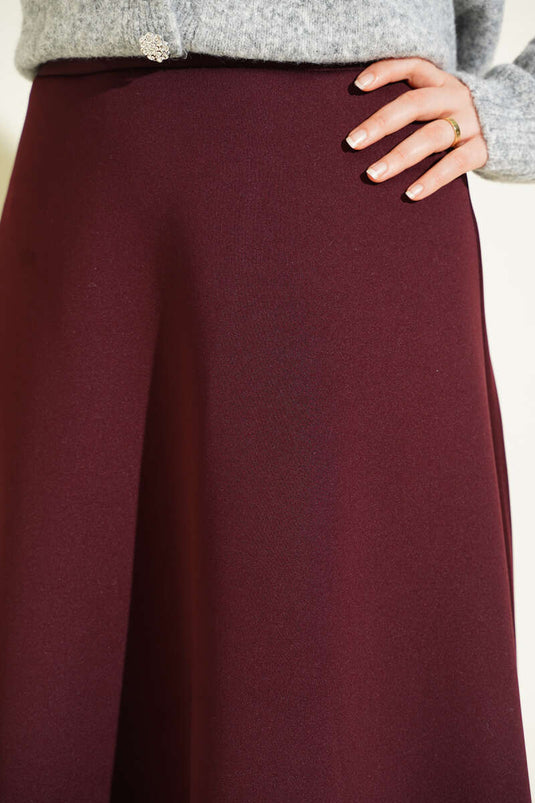 Jupe de plongée basique, prune