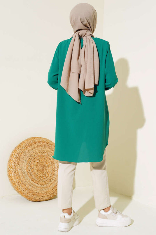 Tunique Basique Vert Émeraude