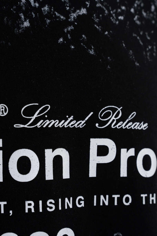 Printed Tie-Dye Men's Sweatshirt Black