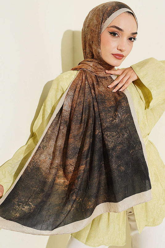 Batik Degrade Bambu Kraş Şal Taş
