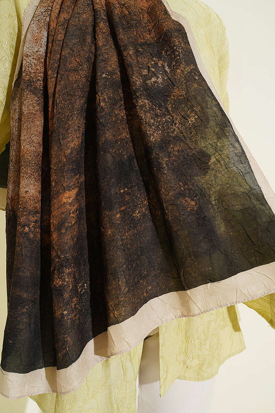 Batik Degrade Bambu Kraş Şal Taş