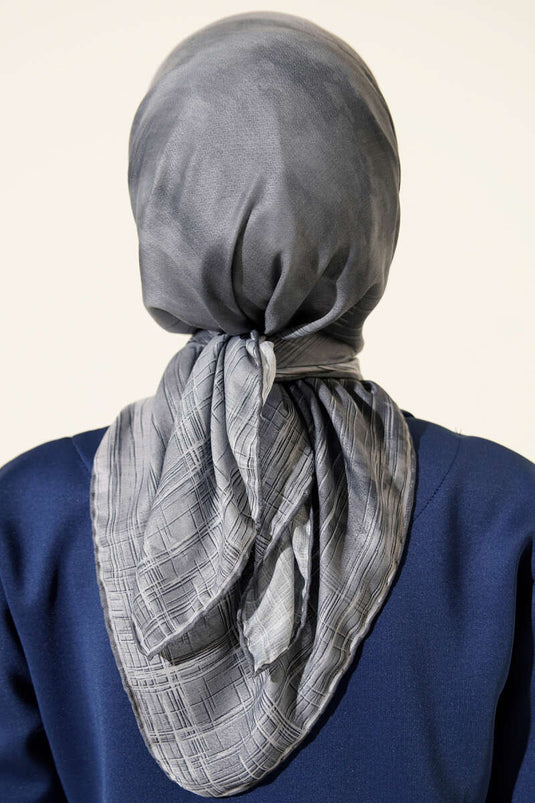 Batikpatroon Demore Sjaal Grijs