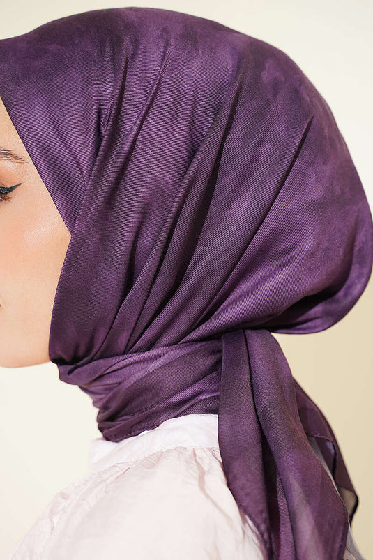 Batik Desen Soft Eşarp Kum Mürdüm
