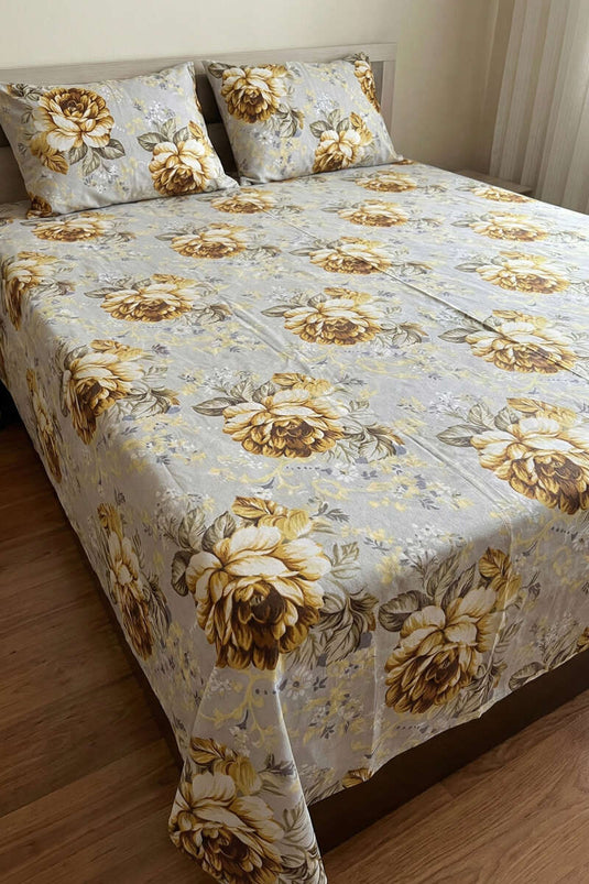 Ensemble de drap-housse et taie d'oreiller extensible Battal assorti 3