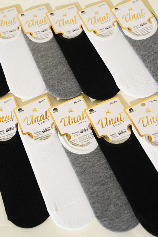 Women's 12-Pack Assorted Ballet Socks (1)