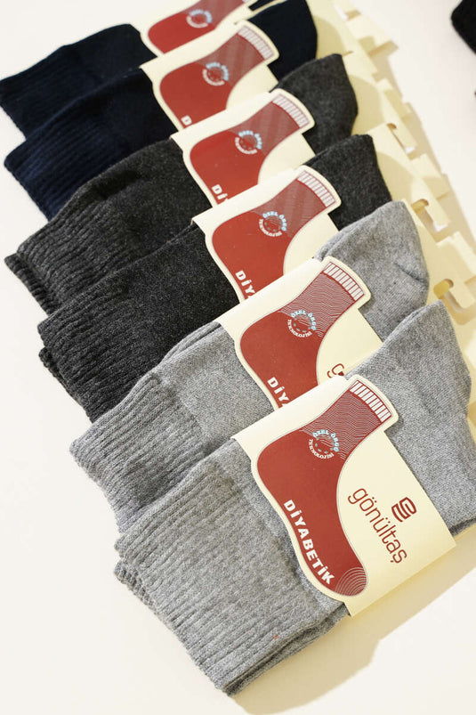 Women's 12-Pack Bamboo Diabetic Socks Assortment 1