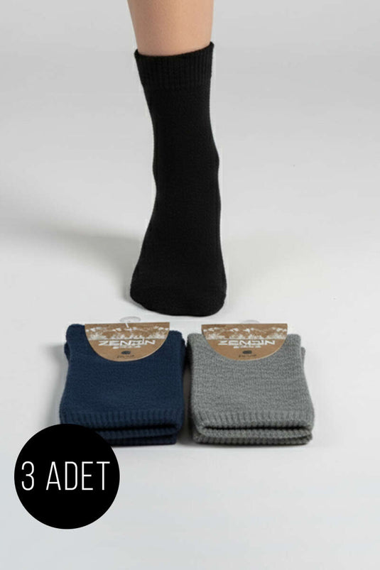 Women's 3-Pack Terry Sock Assortment 1