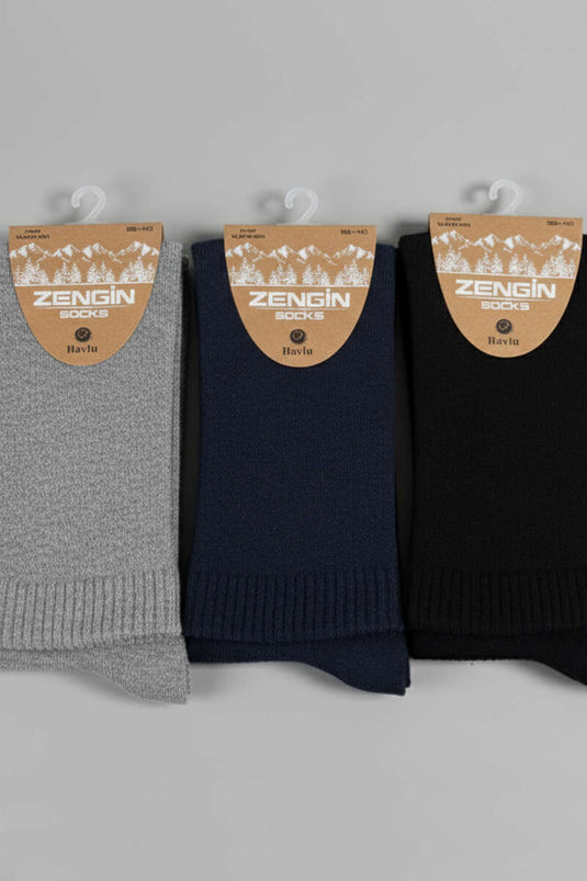 Women's 3-Pack Terry Sock Assortment 1