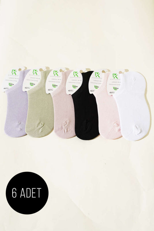 مجموعة جوارب رياضية نسائية من الخيزران مكونة من 6 قطع 1