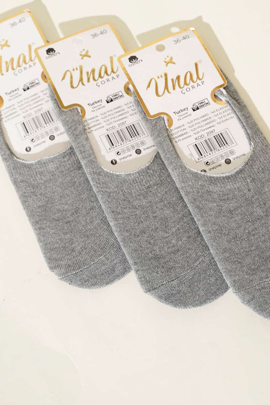 Graue Ballettsocken für Damen