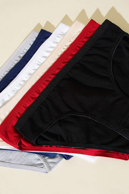 Bayan Basic 6'lı Külot Asorti 2