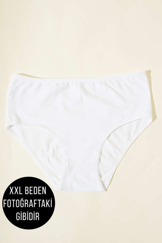 Bayan Basic 6'lı Külot Beyaz