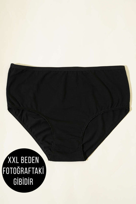 Bayan Basic 6'lı Külot Siyah