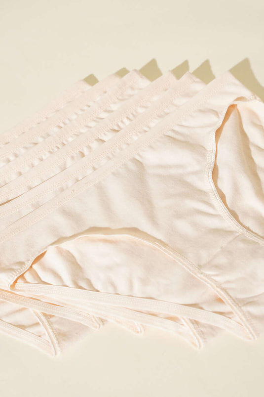 Bayan Basic 6'lı Külot Ten