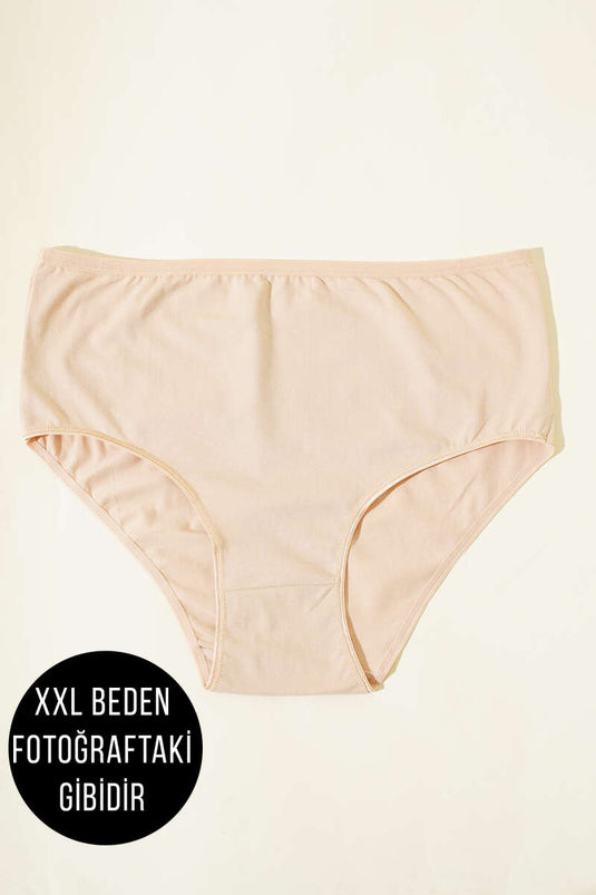 Bayan Basic 6'lı Külot Ten