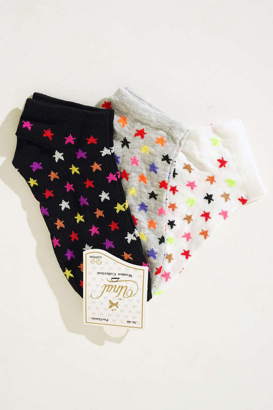 Women's Booties Triple Socks Series Assortment 13