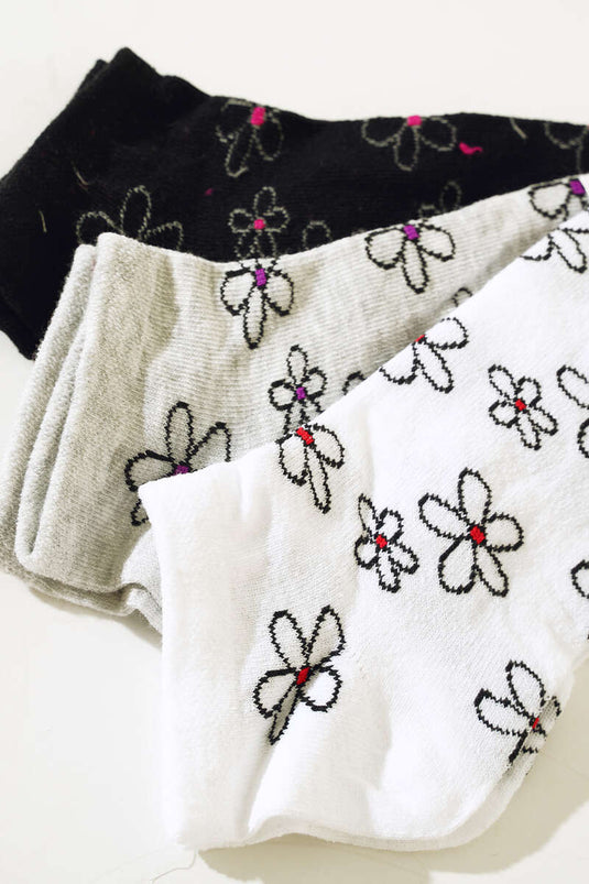 Women's Booties Triple Socks Series Assortment 7