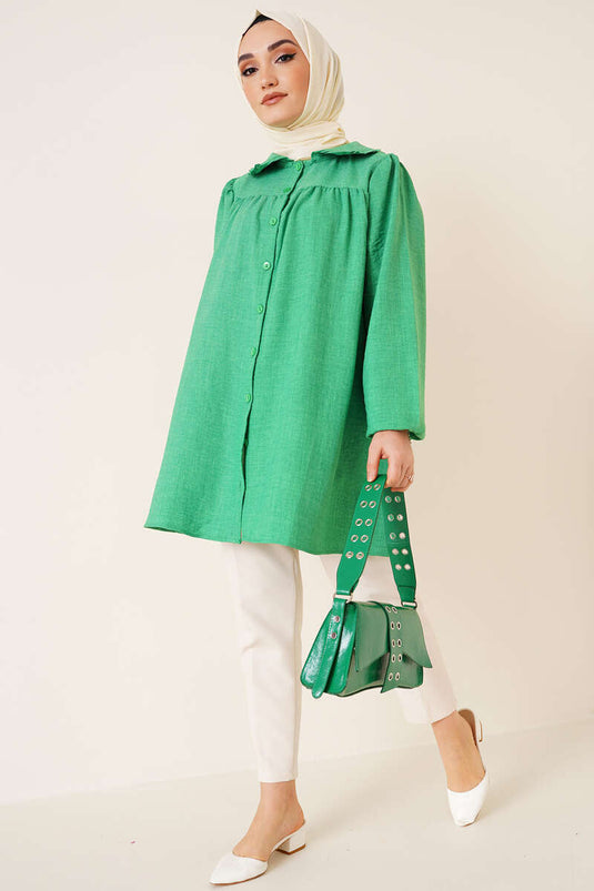 Bebe Yaka Gömlek Yeşil