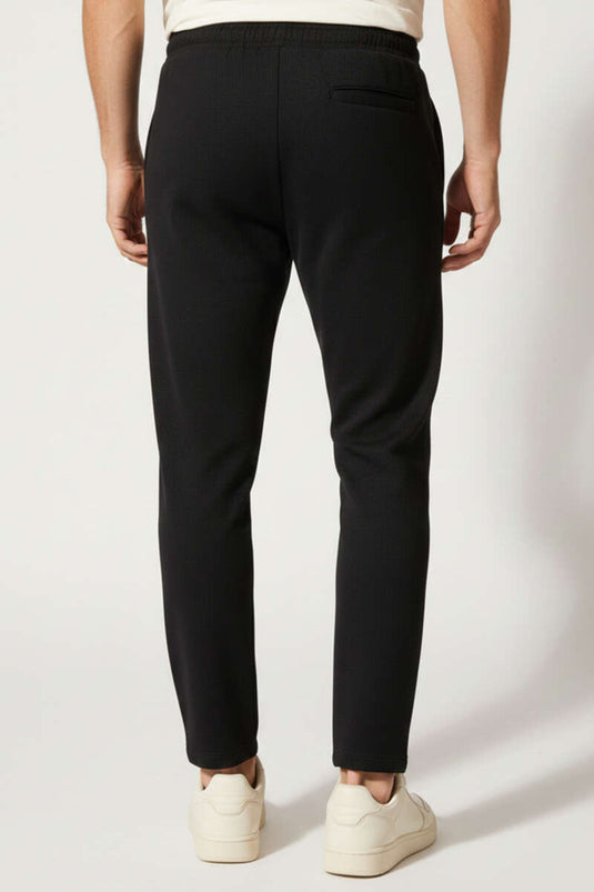 Pantalon ample pour homme à cordon Bel, noir