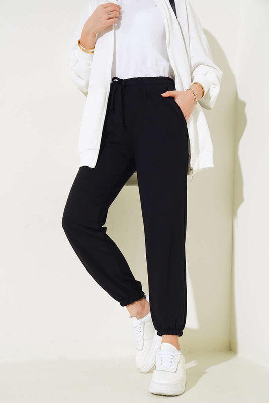 Pantaloni jogger con coulisse in vita Neri