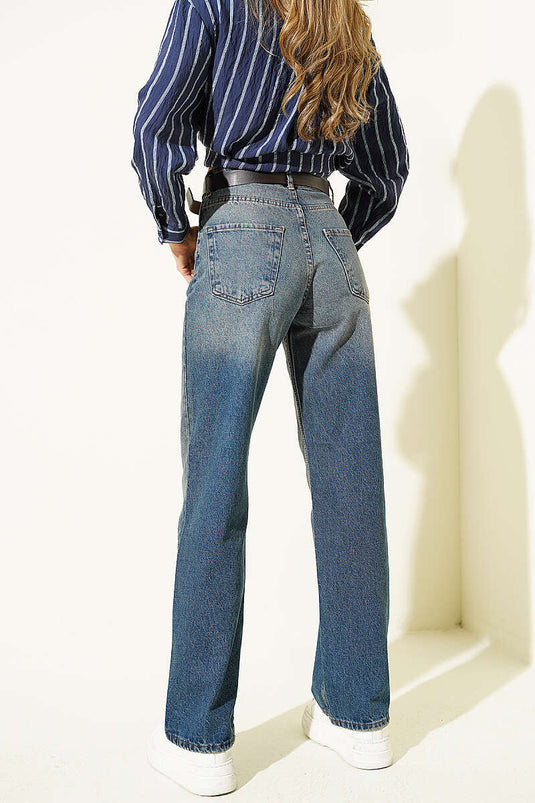 Bel Kemerli Palazzo Kot Pantolon Kahve Tint