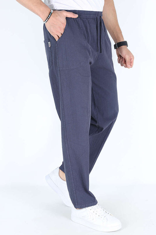 Bel Kuşaklı Erkek Jogger Pantolon Antrasit