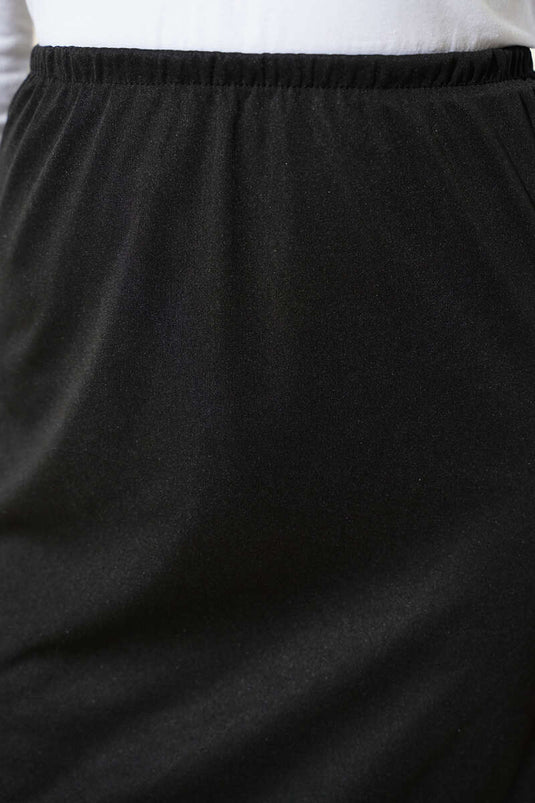 Bel Elastiek Detail Jipon Zwart