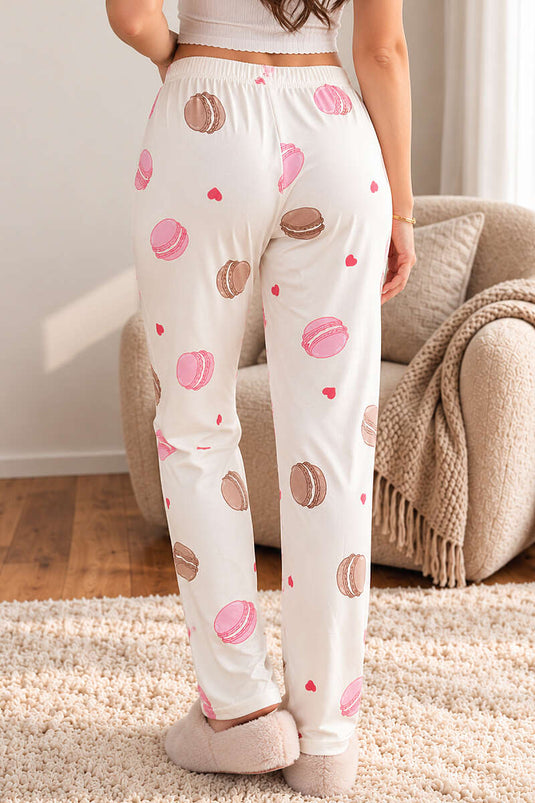 Gemusterte, Elastische Pyjamahose In Verschiedenen Farben