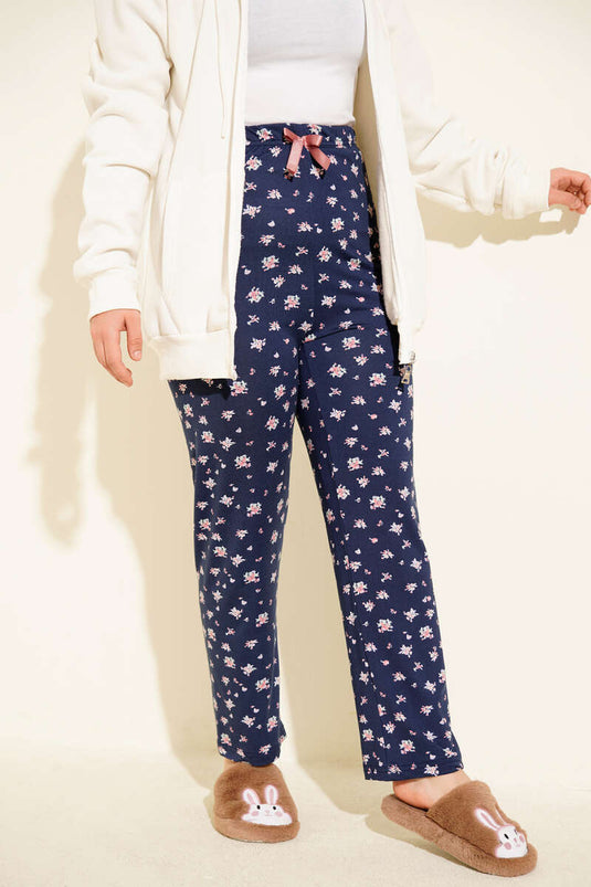 Bas de pyjama à motifs avec taille élastique - Parlement