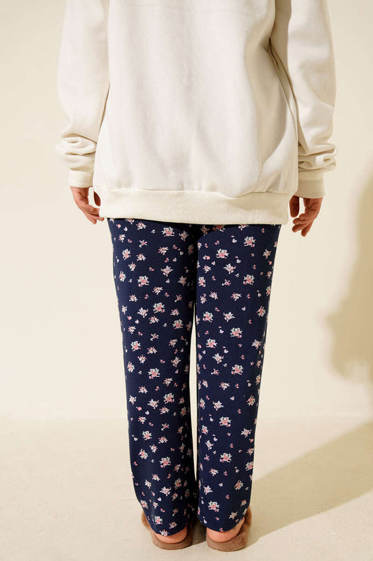 Bas de pyjama à motifs avec taille élastique - Parlement