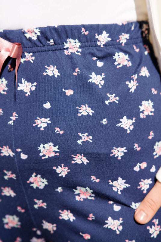 Bas de pyjama à motifs avec taille élastique - Parlement