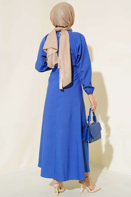 Robe à taille élastique en Saxe