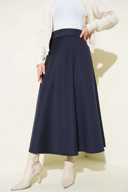 Bel Lastikli Scuba Çan Etek Lacivert