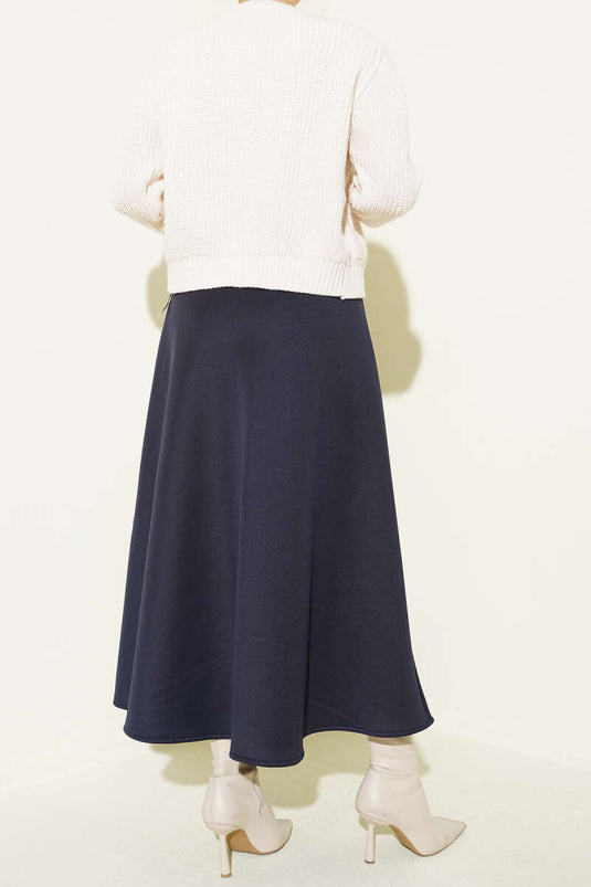 Bel Lastikli Scuba Çan Etek Lacivert