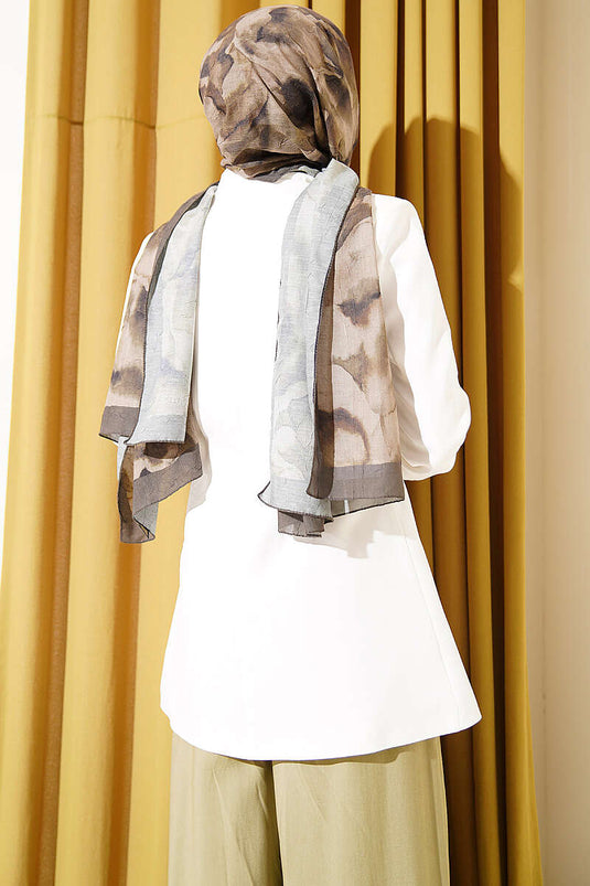 Bell Pencil Buttoned Blazer Jacket Ecru