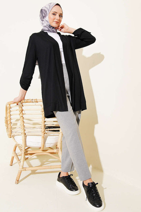 Pantaloni Bel Pensli Havuç Grigio