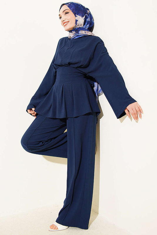 Ensemble Bel Pensli avec ceinture intégrée Bleu marine