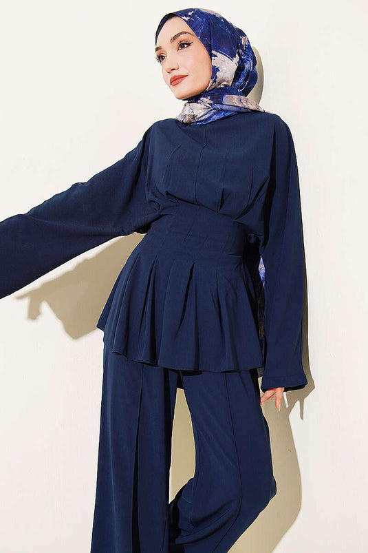 Ensemble Bel Pensli avec ceinture intégrée Bleu marine