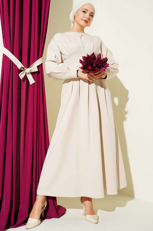 Robe Double À Ceinture Bel Pensli Beige