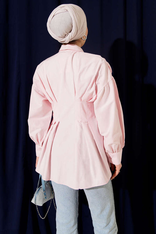 قميص بوبلين بلون وردي من بيل بنسلي